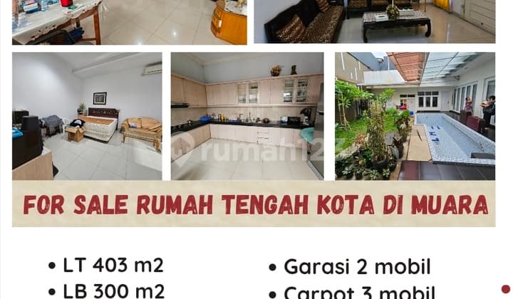 For Sale Rumah Tengah Kota di Muara