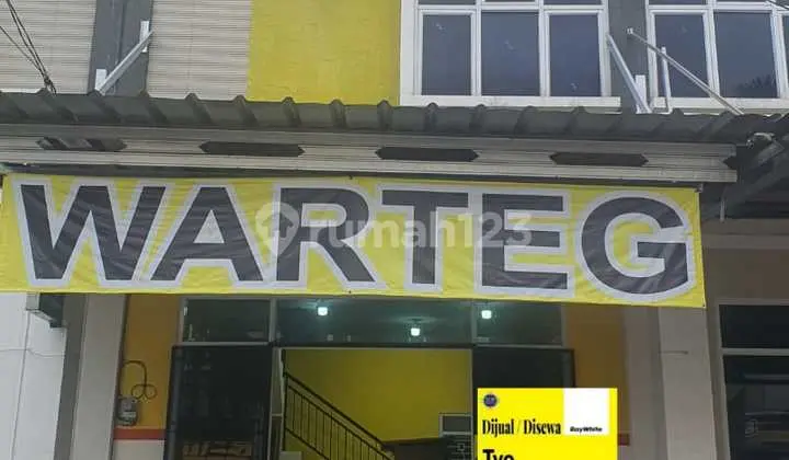 tampak depan ruko villa bogor indah 6