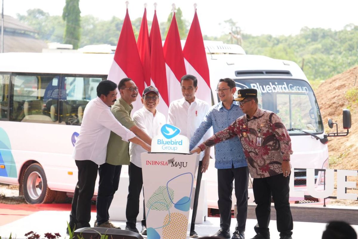 Groundbreaking transportasi ramah lingkungan di IKN