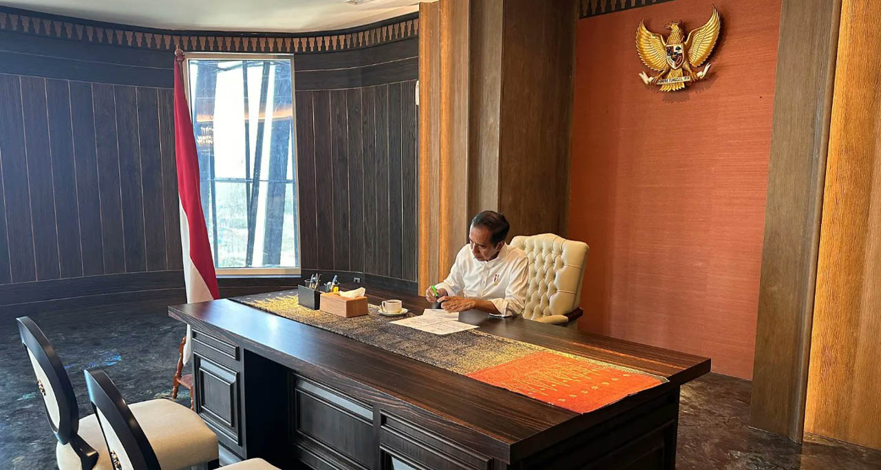 ruang kerja presiden di ikn