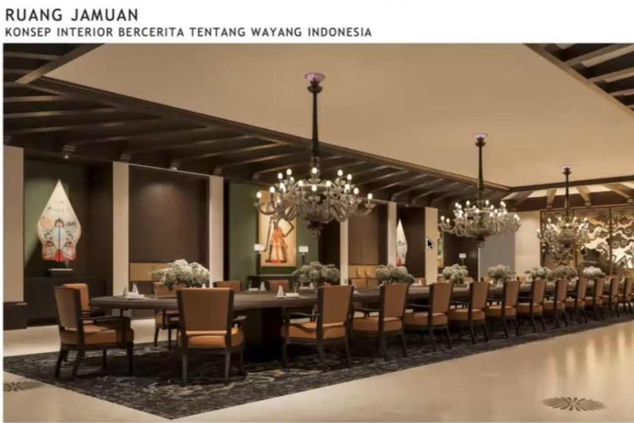 ruang jamuan istana kepresidenan ikn