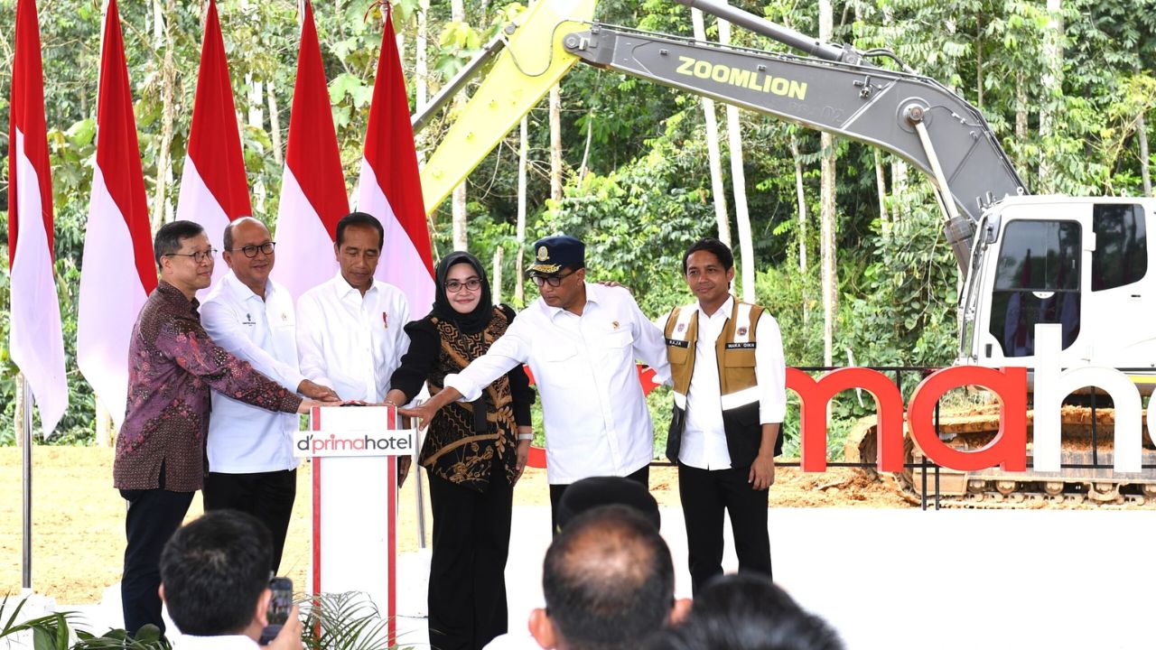 Hadir di IKN, Groundbreaking D’Primahotel Nusantara Diresmikan Presiden Joko Widodo