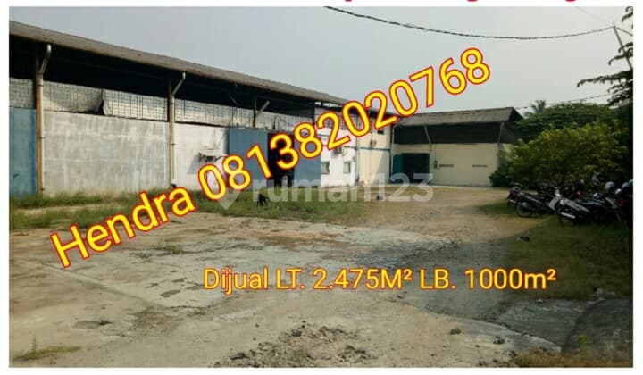 Gudang Industri Skala Kecil di Tangerang