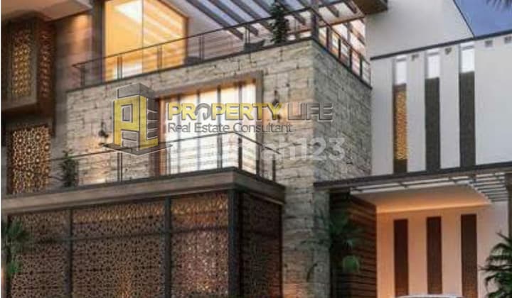 Rumah Mewah MEDITERANIA RESORT PIK Semi Classic Fasilitas Club House Jogging Track Danau