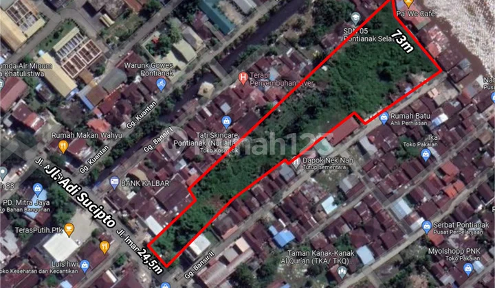 Tanah 12.071 m² di Jl. Adi Sucipto, Pontianak Tanah 12.071 m² di Jl. Adi Sucipto, Pontianak