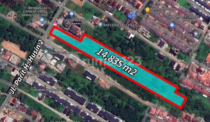 Dijual Tanah Super Panjang di Jl. Parit H. Husin 2 Dijual Tanah Super Panjang di Jl. Parit H. Husin 2