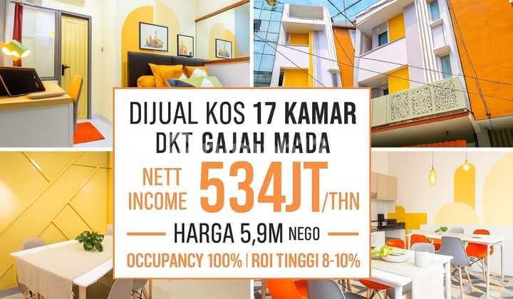 Rumah Kost 17 Kamar Dekat Itc Roxy Jakpus