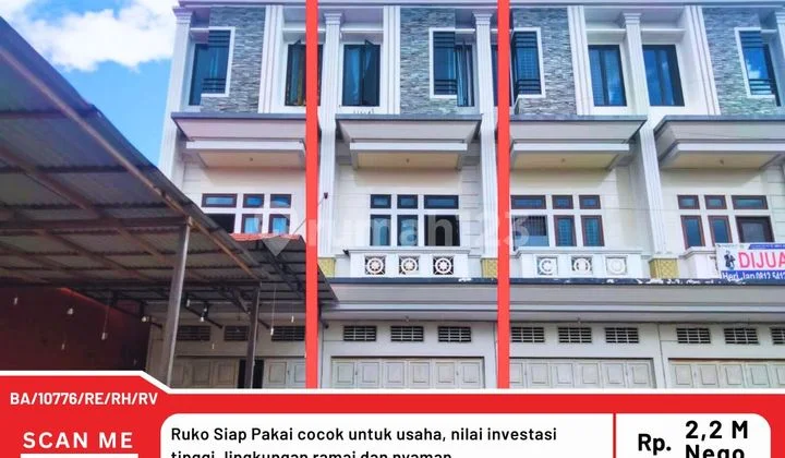 Ruko Dijual Jalan Husein Hamzah Pal 5 Ruko Dijual Jalan Husein Hamzah Pal 5