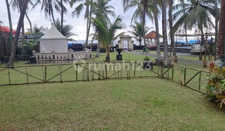 Jarang Ada! Nego Villa Cottage Harga Tanah Tepi Pantai Premium Anyer Banten SHM, Dapat Semua Fasilitas, Cocok untuk Investasi Pariwisata, Villa, Hotel dan Kuliner Nuansa Pantai