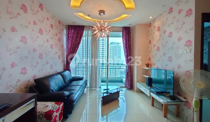 Apartemen Central Park 2 bedroom lantai Tengah view City siap huni