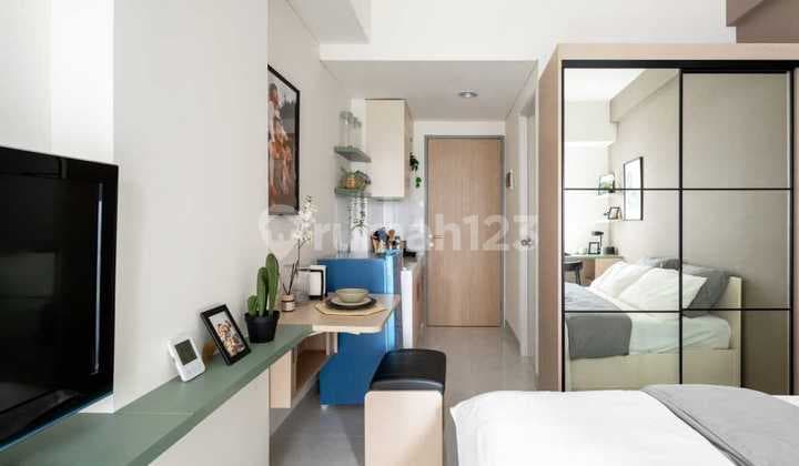 Apartemen Modern Studio Dijual Kondisi Baru, Fasilitas Lengkap dan Strategis
