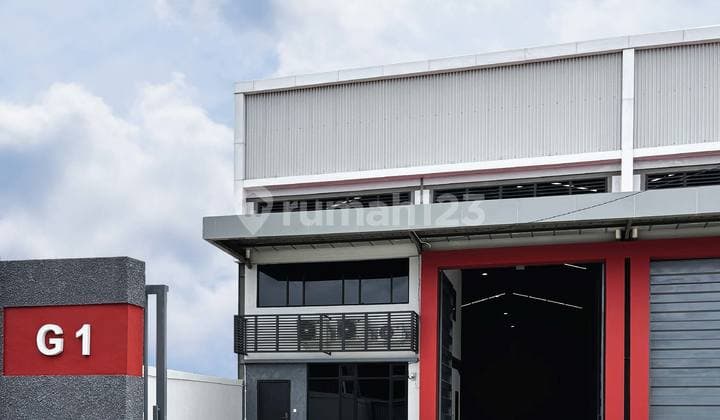 Gudang Tangerang Izin Industri Kantor 2 Lantai Langsung Depan Akses Tol