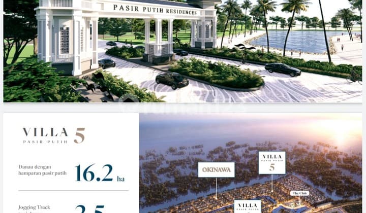 DiJUAL KAVLING PASIR PUTIH PIK2 Uk 12×25