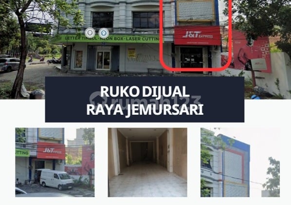 For Sale, Strategic Shop House on Jemursari Main Road For Sale, Strategic Shop House on Jemursari Main Road