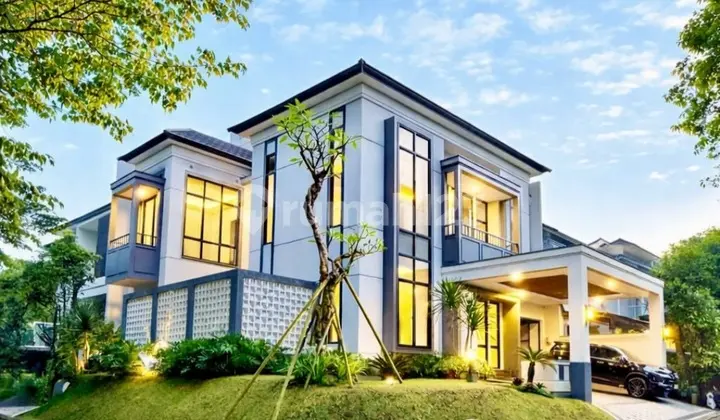 Rumah Hook Brand New BSD De Latinos Bangunan Mandiri Cantik