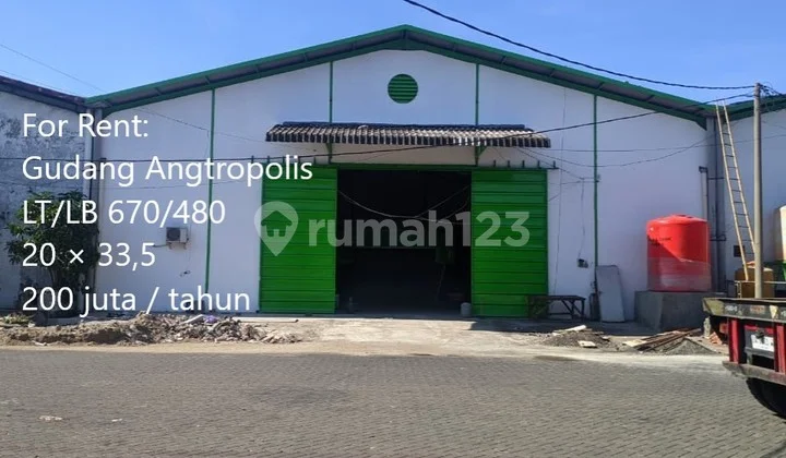 FOR RENT MARGOMULYO ANGTROPOLIS WAREHOUSE UNDER 1000 M2 SURABAYA FOR RENT MARGOMULYO ANGTROPOLIS WAREHOUSE UNDER 1000 M2 SURABAYA